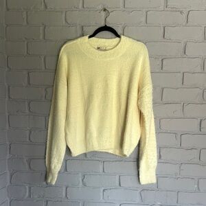 NWOT SO Cream Crewneck Sweater Soft Knit Pullover size XXL